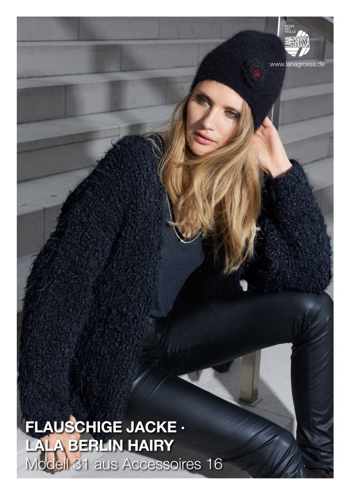 Flauschige Jacke Lala Berlin Hairy