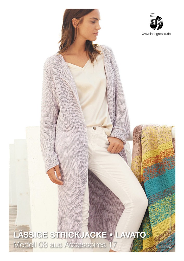 Lässige Strickjacke Lavato