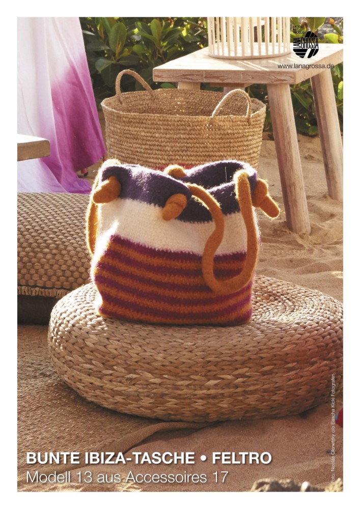 Bunte Ibiza-Tasche Feltro