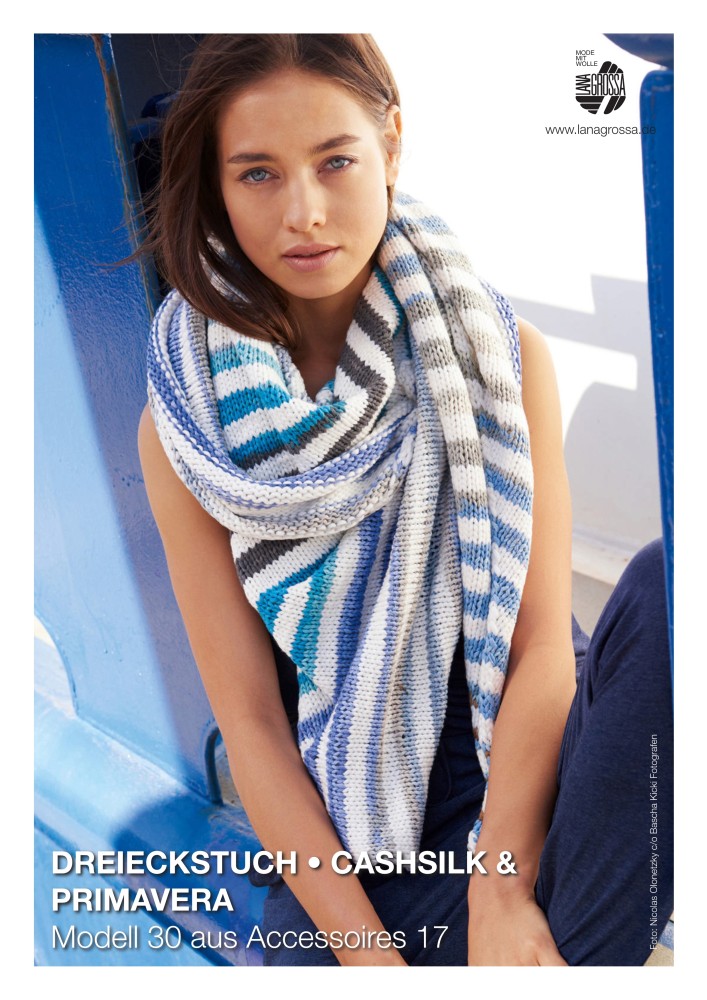 Dreieckstuch aus Cashsilk & Primavera