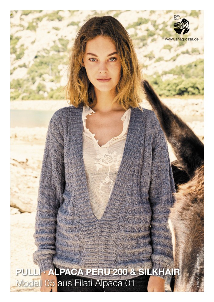 Pullover Modell 05 aus Filati Alpaca 01