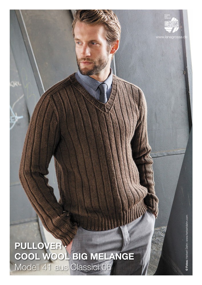 Pullover Cool Wool Big Melange