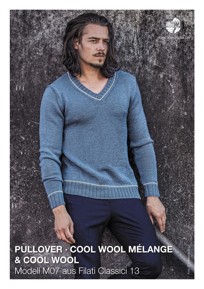 Pullover Cool Wool Mélange & Cool Wool Modell M07