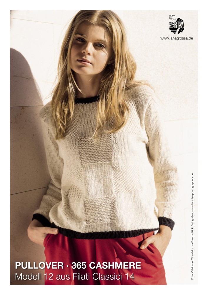 Pullover 365 Cashmere Modell 12 aus Filati Classici 14