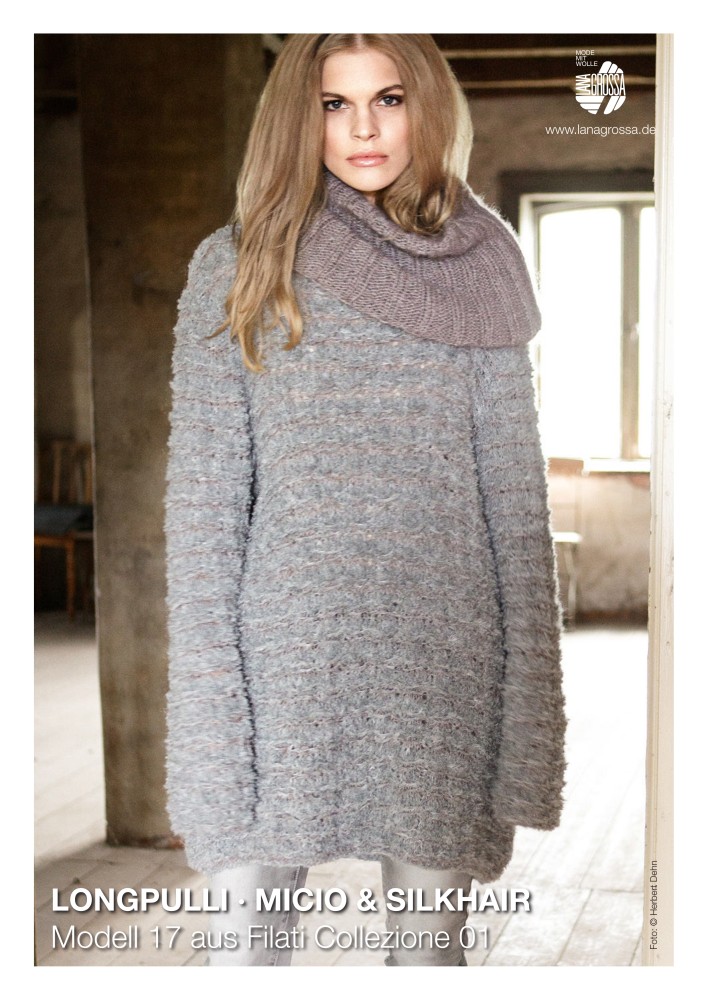 Longpulli aus Micio und Silkhair