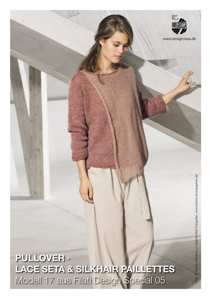 Pullover Lace Seta & Silkhair Paillettes