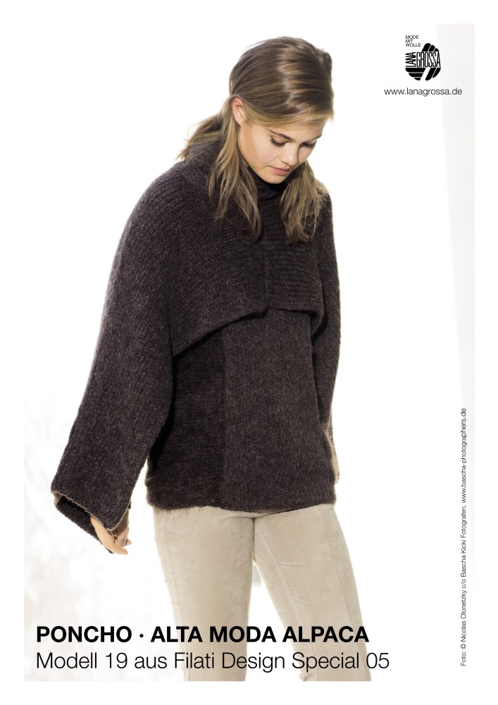 Poncho Alta Moda Alpaca