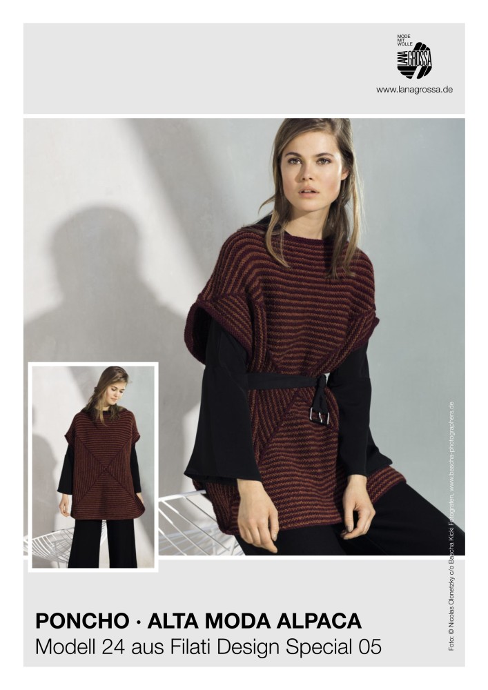 Poncho Alta Moda Alpaca