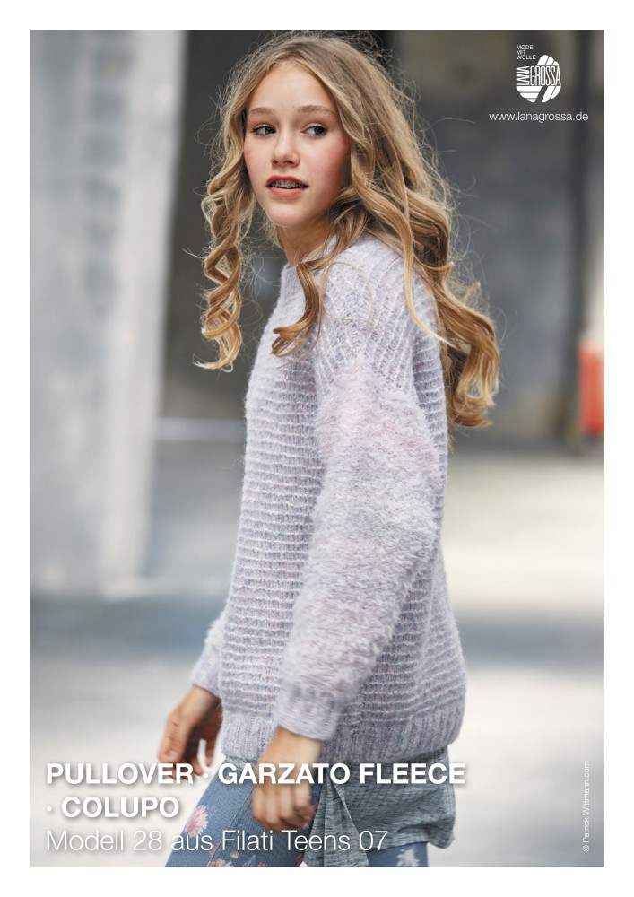 Pullover Garzato Fleece Colupo für Jugendliche