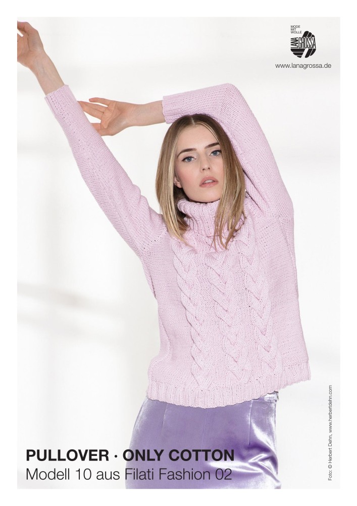 Pullover Only Cotton mit Zopfmuster