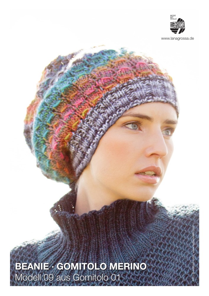 Beanie aus Gomitolo Merino