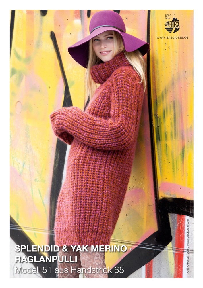 Raglanpullover aus Splendid & Yak Merino