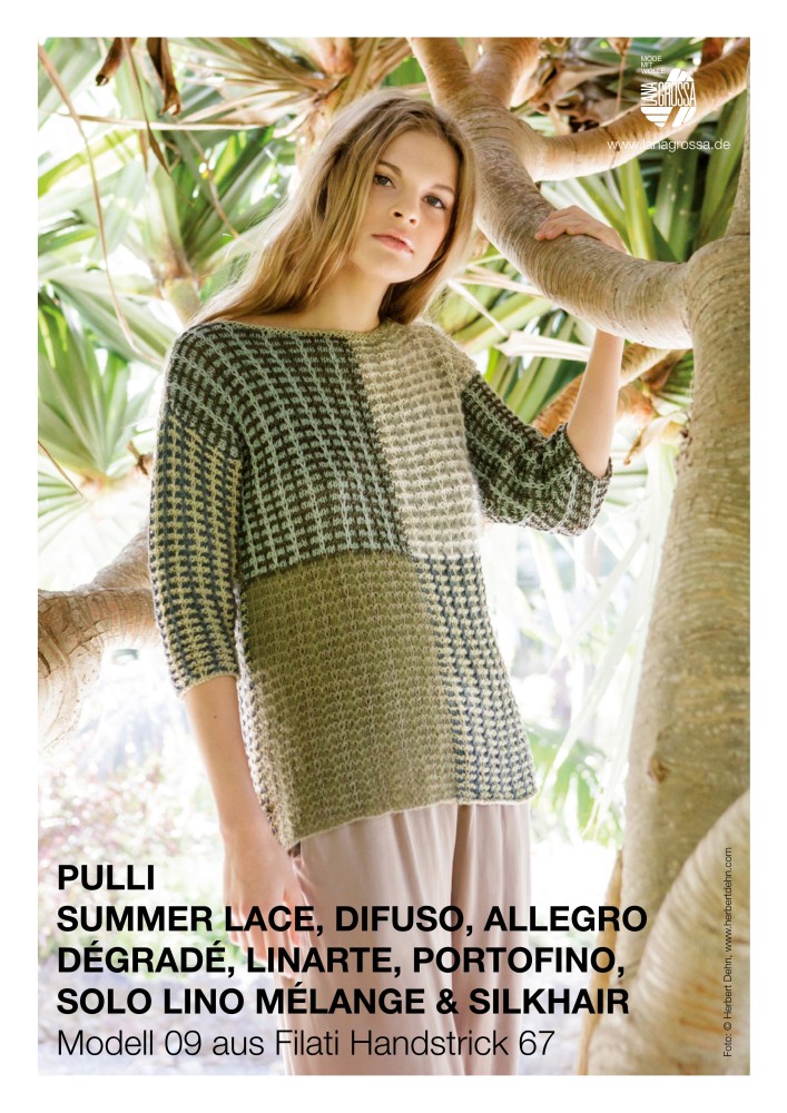 Pullover Summer Lace mit Strukturhebemaschenmuster