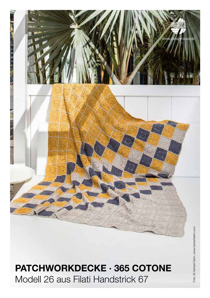 Patchworkdecke 365 Cotone