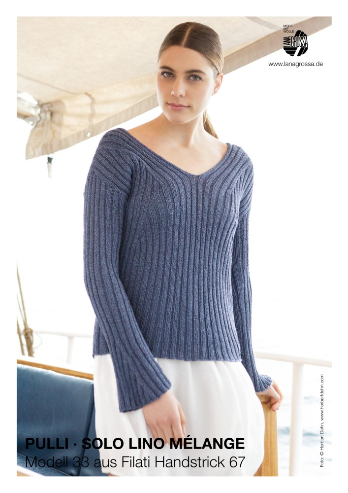 Pullover Solo Lino Mélange