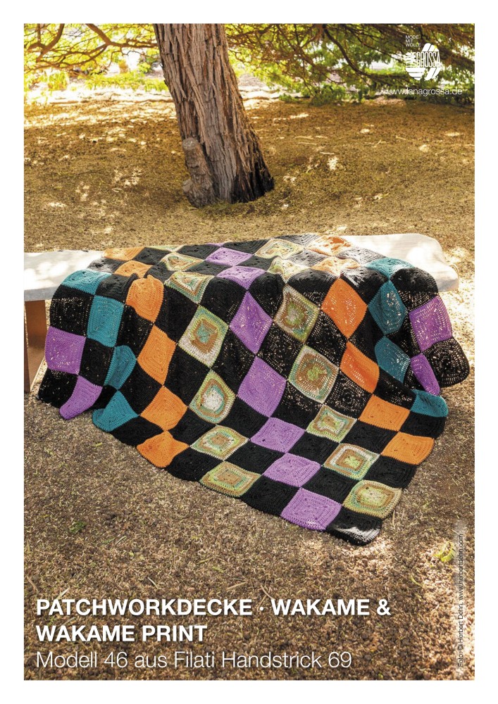 Patchworkdecke Wakame & Wakame Print