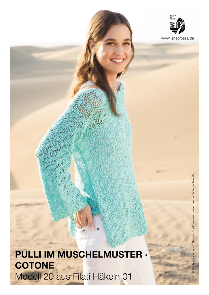 Pulli im Muschelmuster