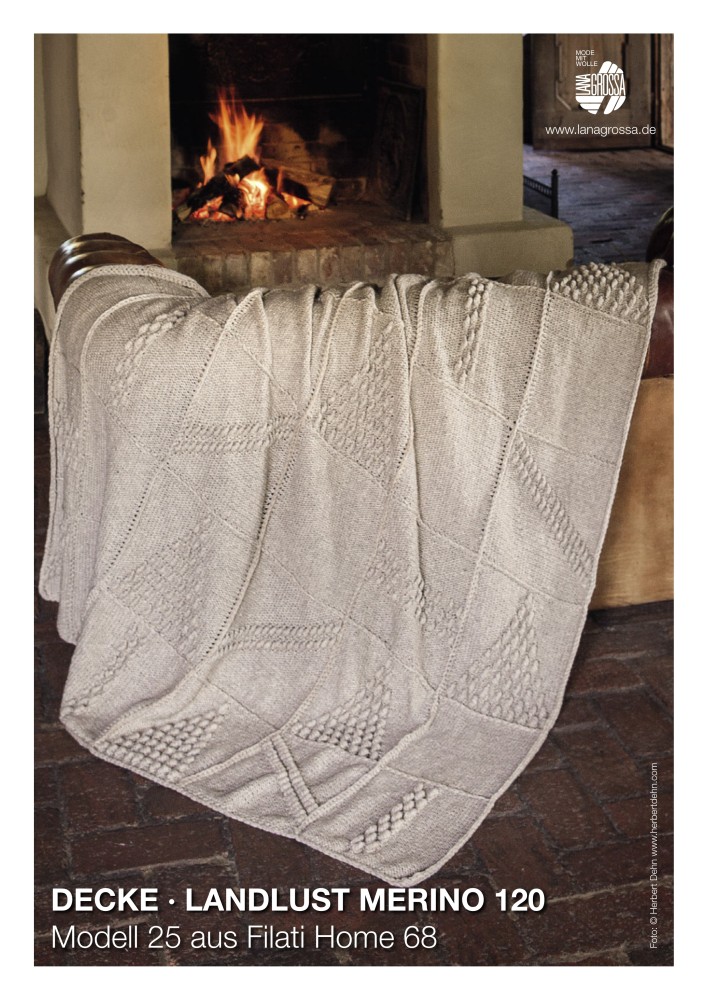 Decke Landlust Merino 120