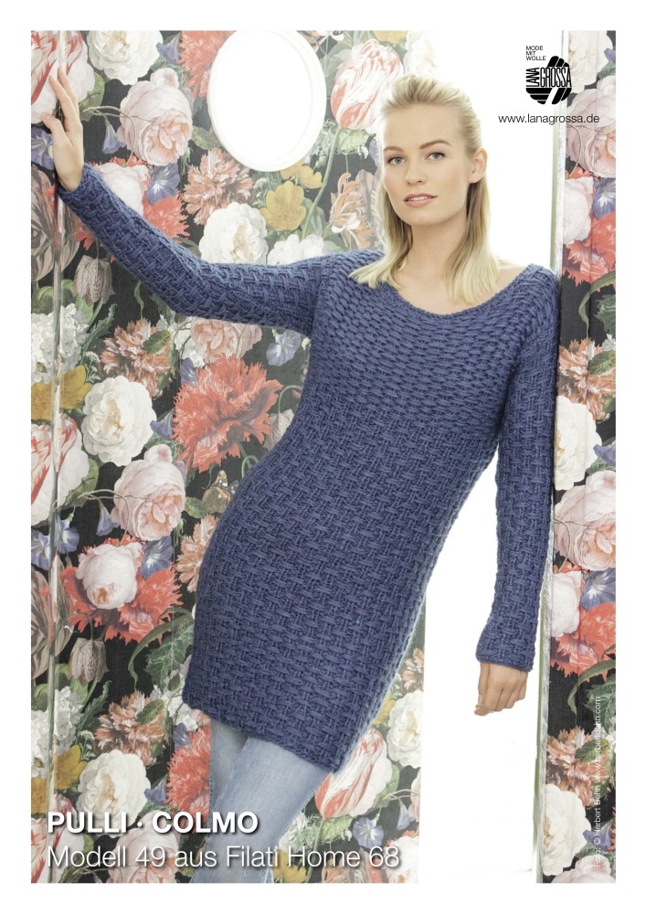 Pulli Colmo mit Flecht- und Webmuster