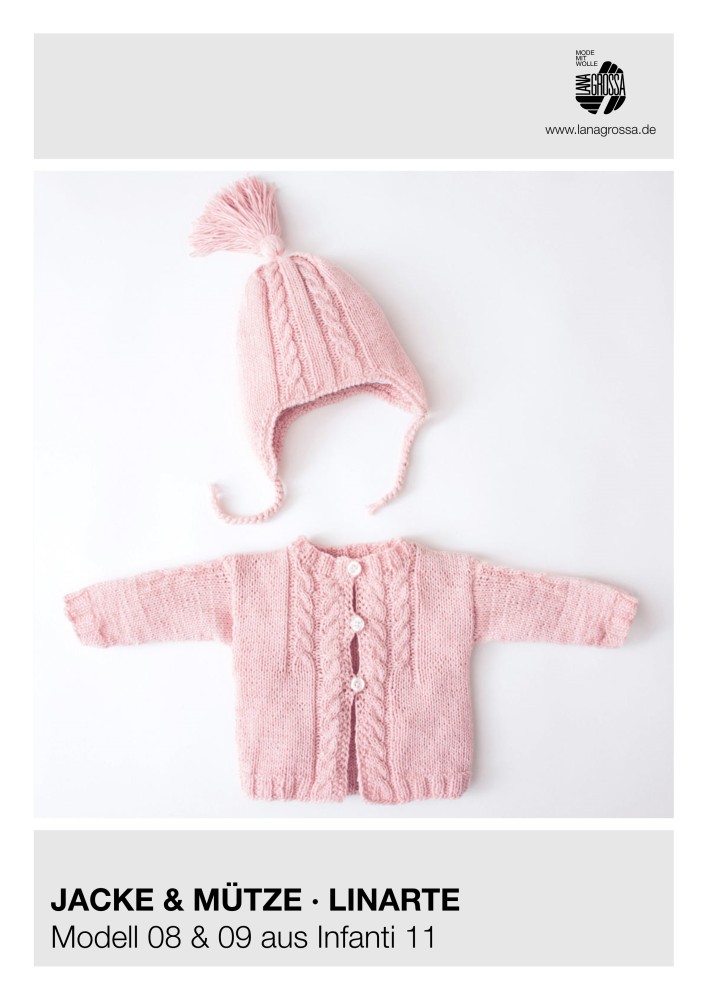 Jacke und Mütze für Babys aus Linarte-Garn