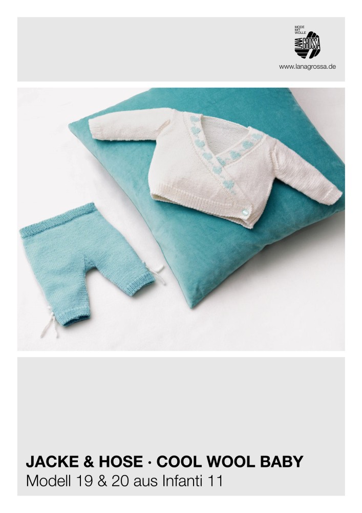 Baby-Jacke und Hose aus Cool Wool Baby