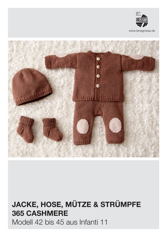Jacke, Hose, Mütze & Strümpfe aus 365 Cashmere für Babys
