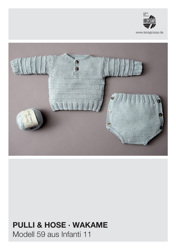 Baby-Set bestehend aus Pullover und Hose Wakame