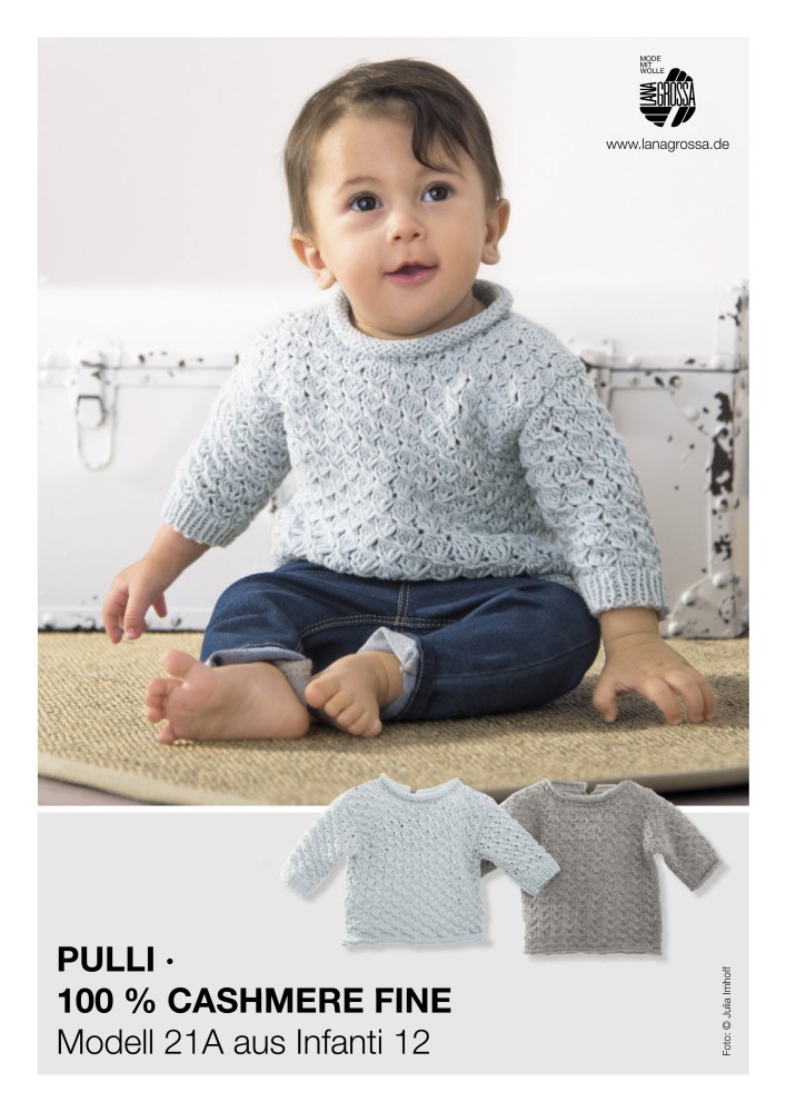 Kinder-Pullover aus 100 % Cashmere Fine
