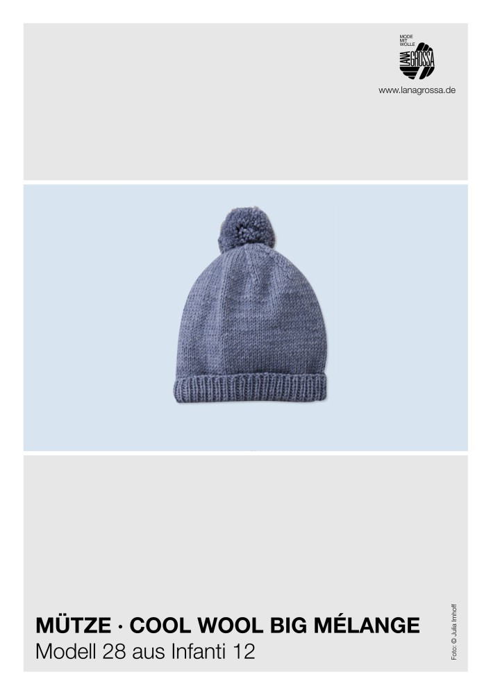 Mütze aus Cool Wool Big Mélange