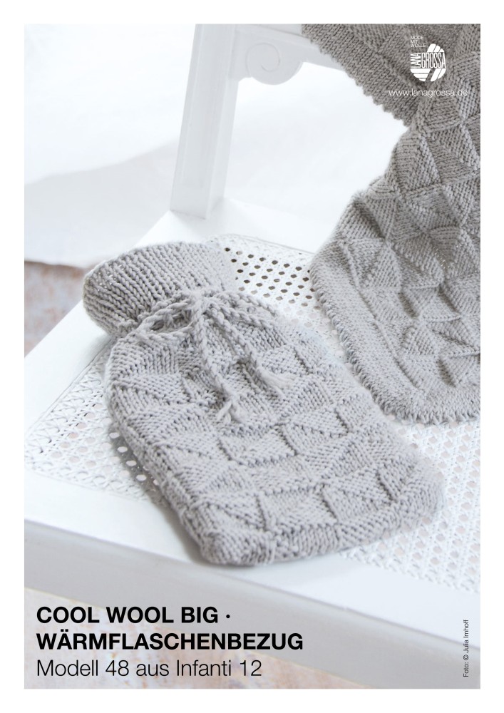 Wärmflaschenbezug aus Cool Wool Big