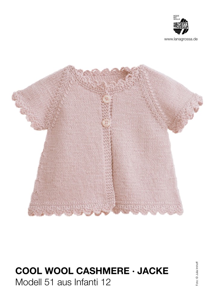 Cool Wool Cashmere Jacke Modell 51 für Kinder