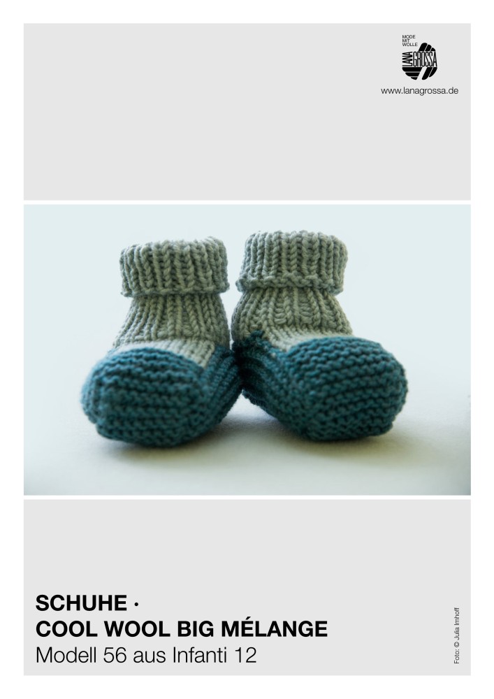 Baby-Schuhe aus Cool Wool Big Mélange