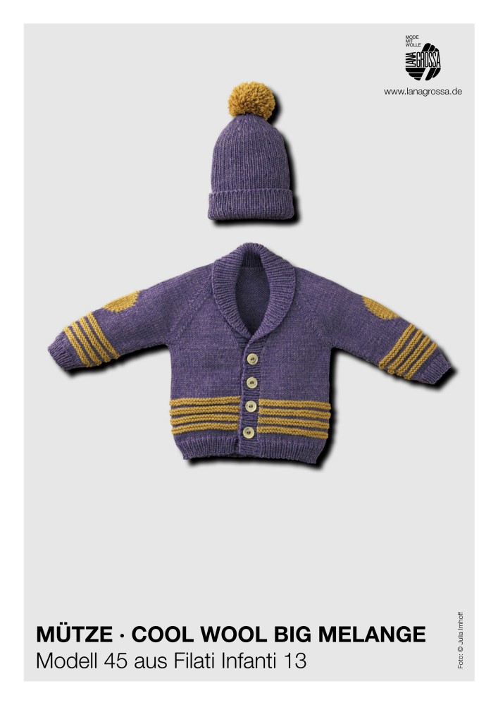 Mütze Cool Wool Big Melange