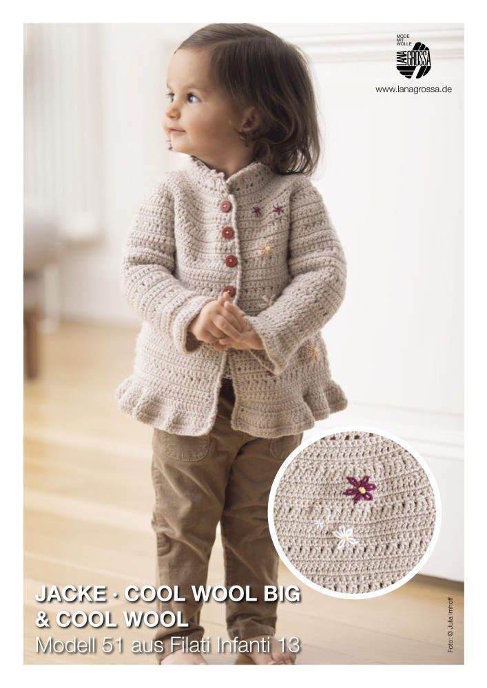 Jacke aus Cool Wool Big & Cool Wool für Kinder