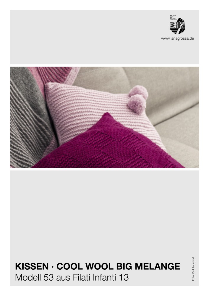 Kissen Cool Wool Big Melange