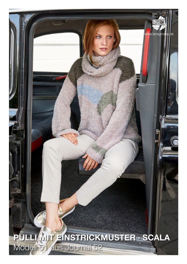 Pullover mit Einstrickmotiv Scala