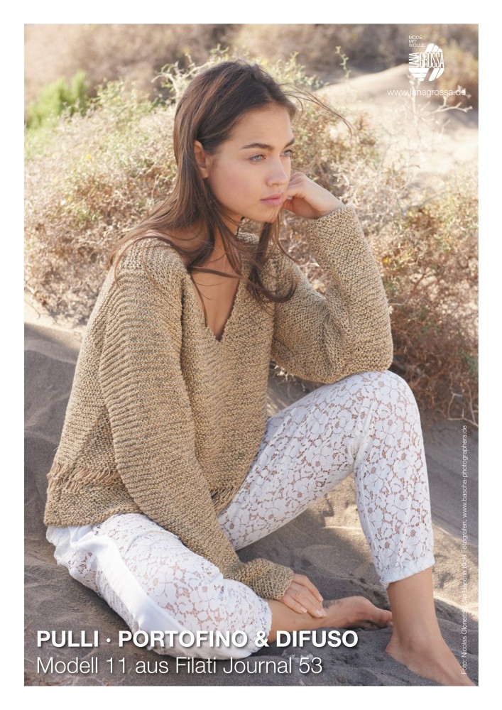 Pullover Modell 11 aus Filati Journal 53