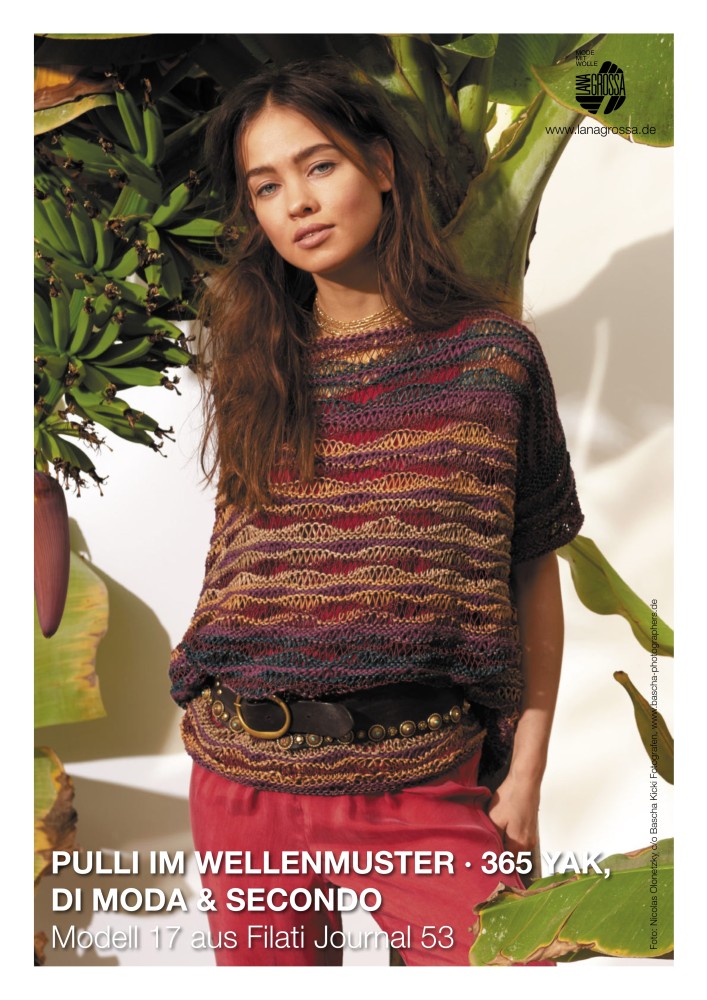 Pulli im Wellenmuster