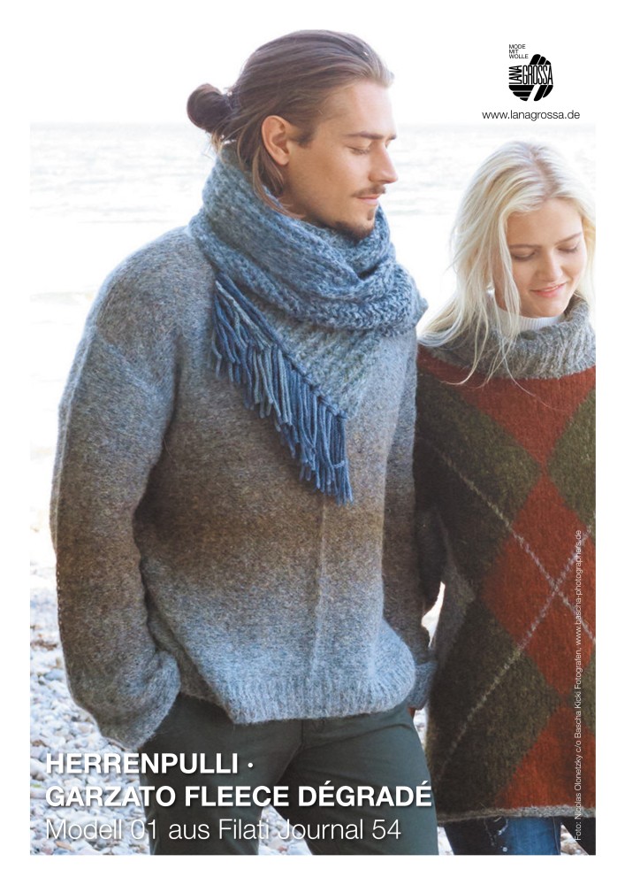 Herrenpullover Garzato Fleece Dégradé