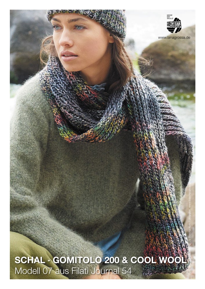Schal aus Gomitolo 200 & Cool Wool