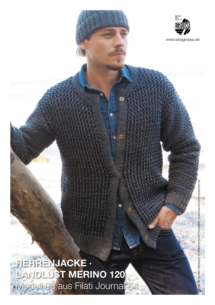 Herrenjacke Landlust Merino 120