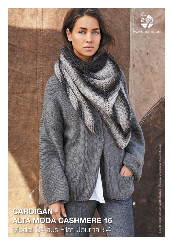Cardigan Alta Moda Cashmere 16 Modell 34