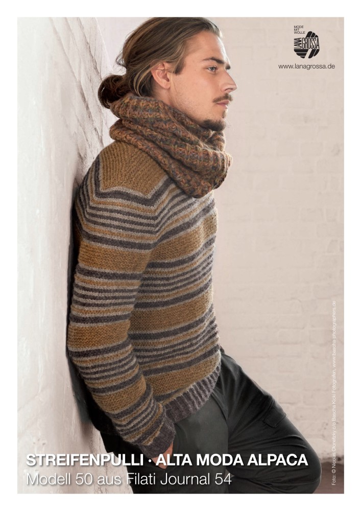 Streifenpulli Alta Moda Alpaca