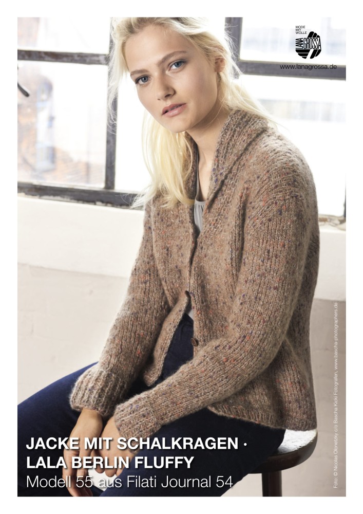 Jacke mit Schalkragen Lala Berlin Fluffy