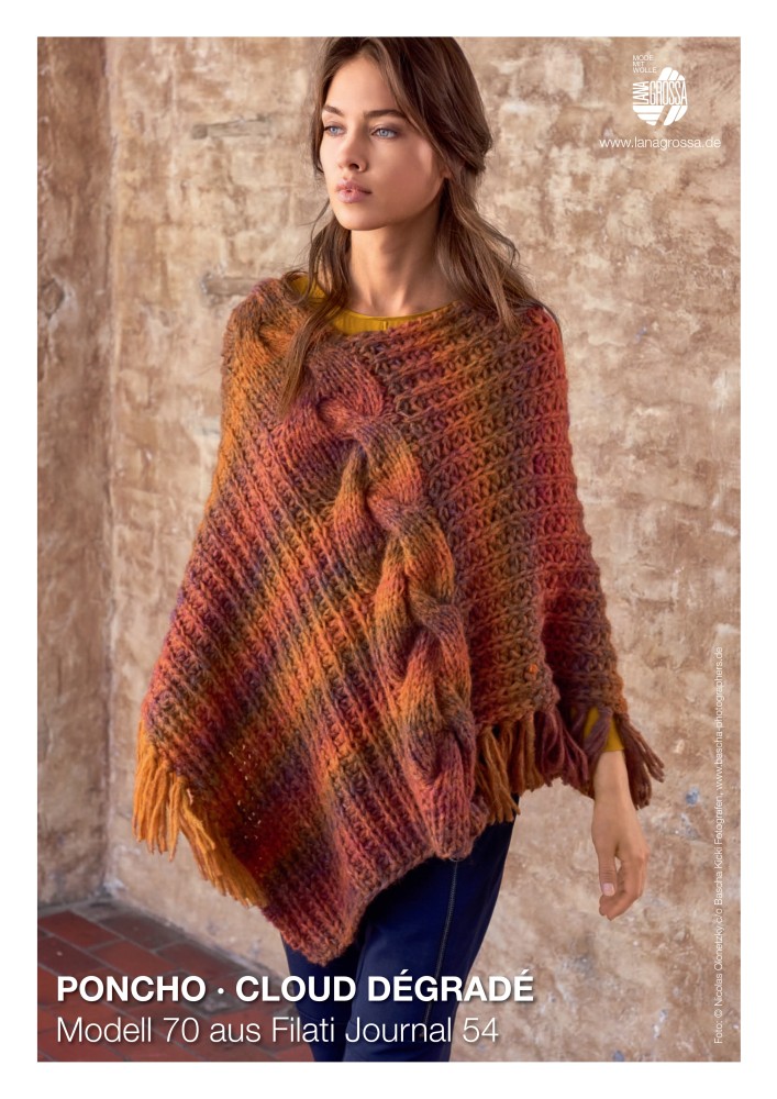 Poncho Cloud Dégradé