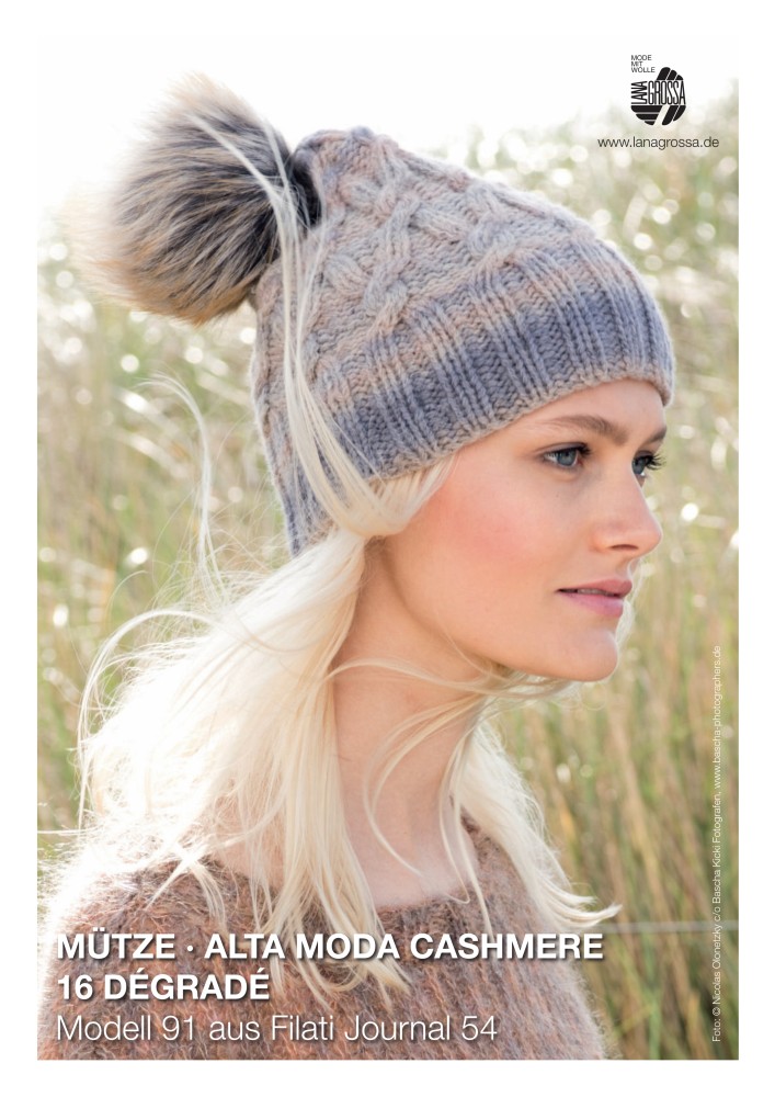 Mütze Alta Moda Cashmere 16 Dégradé
