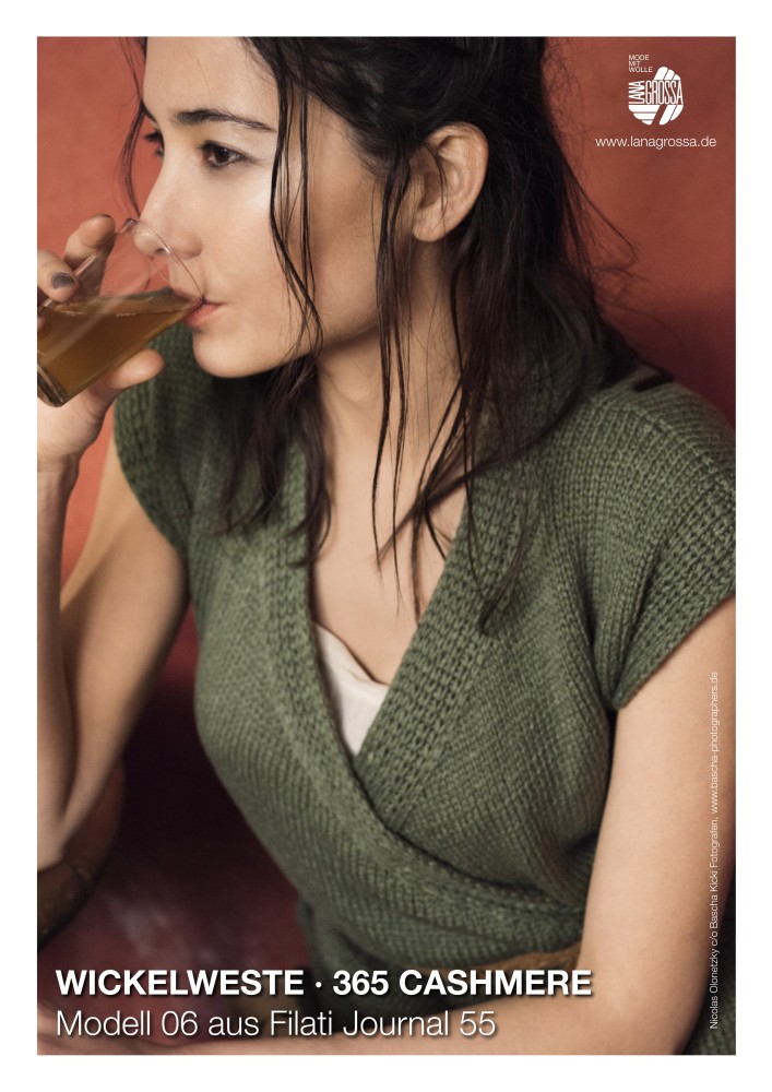 Wickelweste aus 365 Cashmere