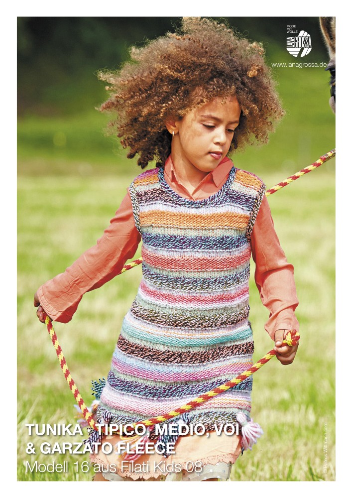 Tunika Tipico Medio, Voi & Garzato Fleece für Kinder