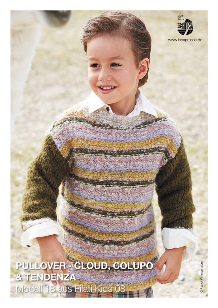 Pullover Kids Modell 18 aus Filati Kids 08