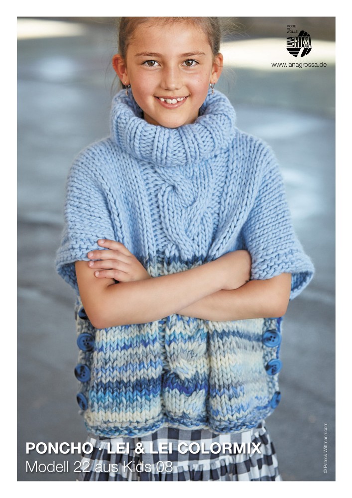Poncho Lei & Lei Colormix Kinder